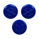 Picture of 3 19cm Blue Saucers for Indoor/Outdoor Plants Pots Bases