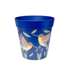 Picture of Large 25cm Blue Hummingbird Pattern Plastic Indoor/Outdoor Flowerpot