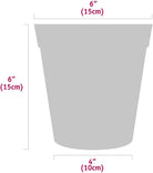 small 15cm flowerpot size diagram